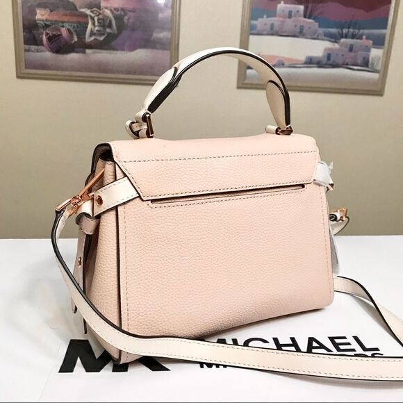 🌺Michael Kors Bristol Leather 2 Way Satchel Bag 💼 - Picture 3 of 13